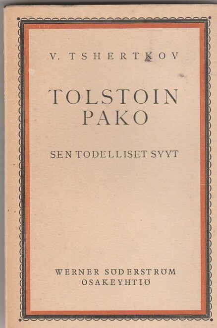 Tolstoin pako