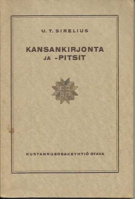 Kansankirjonta ja -pitsit