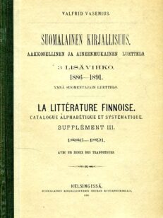 Suomalainen kirjallisuus 1886-1891