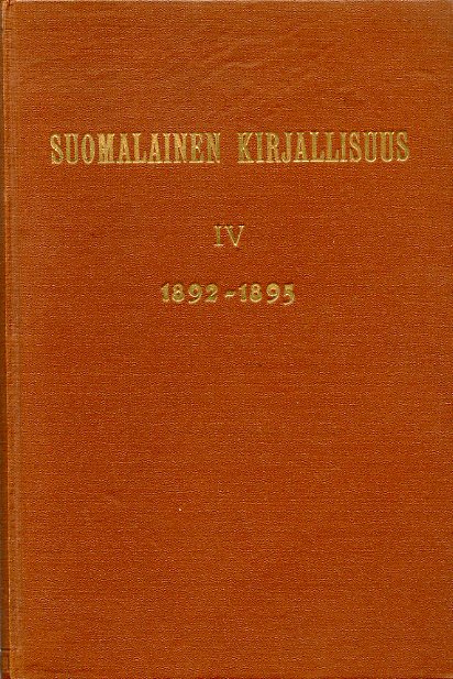 Suomalainen kirjallisuus 1892-1895