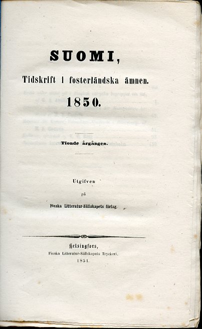 Suomi 1850