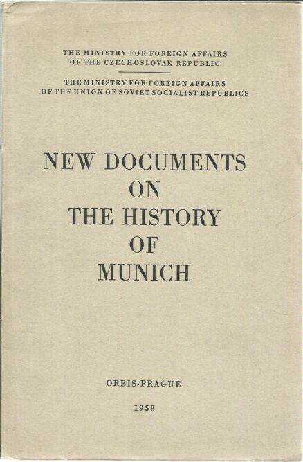 New Documents on the History of Munich