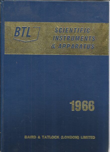 BTL Scientific instrumenst & apparatus 1966
