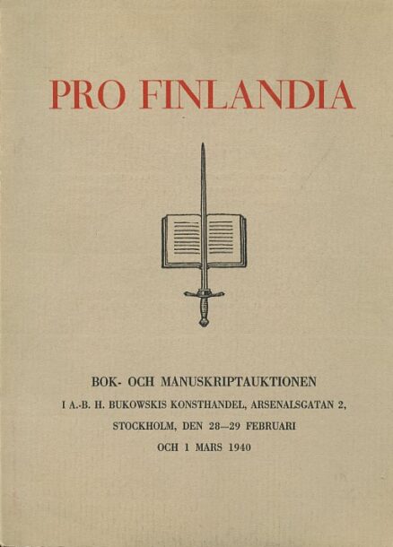 Pro Finlandia 1940