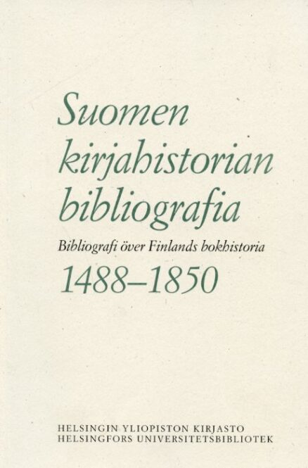 Suomen kirjahistorian bibliografia