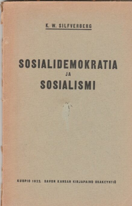 Sosialidemokratia ja sosialismi