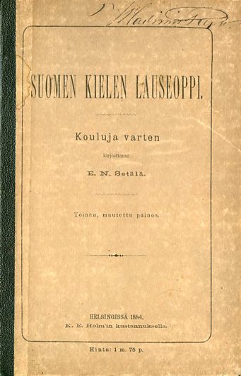 Suomen kielen lauseoppi kouluja varten – 