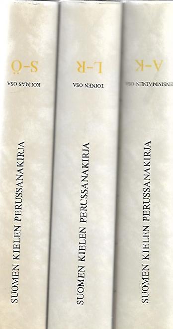 Suomen kielen perussanakirja 1-3 | Finlandia Kirja | Osta Antikvaarista -  Kirjakauppa verkossa