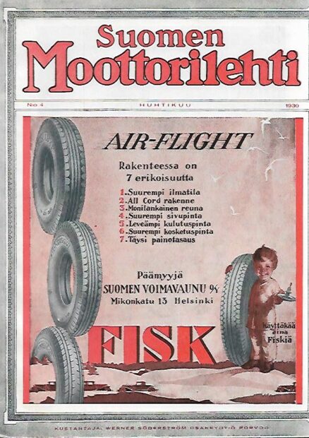 Suomen Moottorilehti Huhtikuu 1932