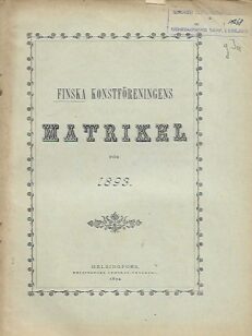 Finska konstföreningens matrikel för 1893