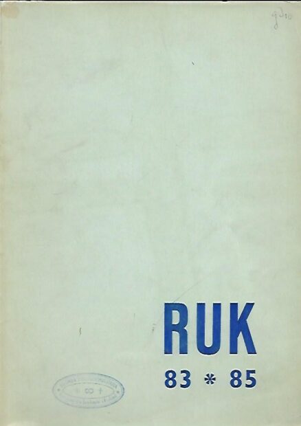 RUK 83 ja 85 - 8.6. - 28.8.1954