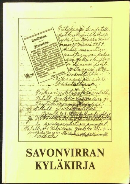 Savonvirran kylä kirja (Sonkajärvi)
