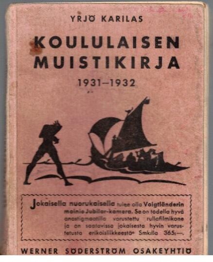 Koululaisen muistikirja 1931-1932