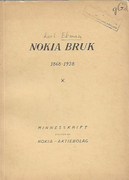 Nokia Bruk 1868-1928