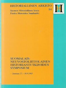 Suomalais-Neuvostoliittolainen historiantutkijoiden symposium - Joensuu 27.-30.9.1983