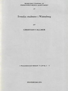 Svenska studenter i Wittenberg