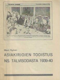 Asiakirjojen todistus ns. talvisodasta 1939-40