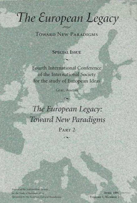 The European Legacy Toward New Paradigms Part 2