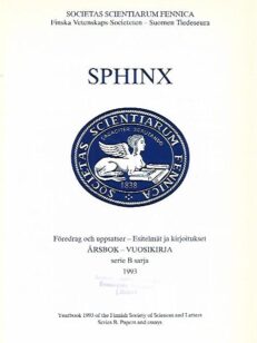 Sphinx 1993 : Årsbok serie B : Föredrag och uppsatser - Vuosikirja sarja B : Esitelmät ja kirjoitukset