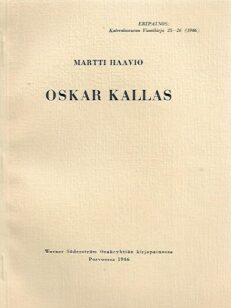Oskar Kallas, Kalevalaseuran Vuosikirja