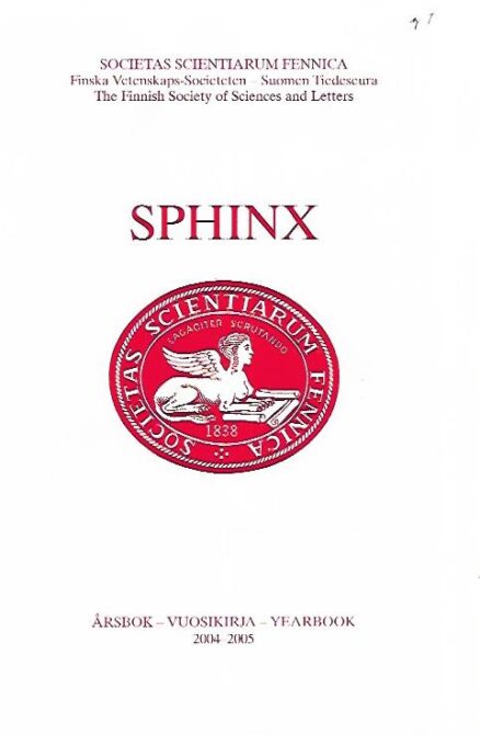 Sphinx 2004-2005 : Årsbok - Vuosikirja - Yearbook