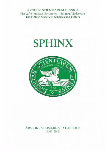 Sphinx 2007-2008 : Årsbok - Vuosikirja - Yearbook
