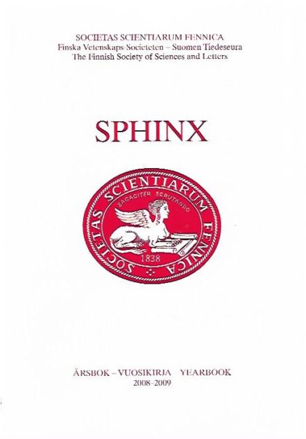 Sphinx 2008-2009 : Årsbok - Vuosikirja - Yearbook