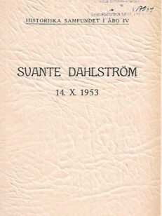Svante Dahlström 14. X. 1953 - (professor Svante Dahlströms tryckta skrifter)