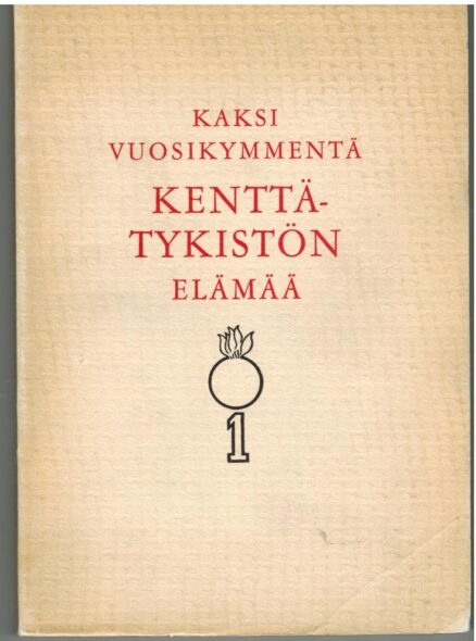 Kaksi vuosikymmentä kenttätykistön elämää KTR 1 vv.1918-1940