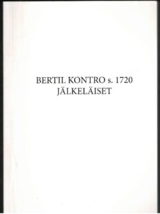 Bertil Kontro s.1720 jälkeläiset