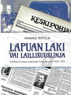 Lapuan laki vai laillisuuslaki - Poliittiset levottomuudet Keski-Pohjanmaalla 1929-1932
