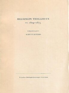 Helsingin teollisuus vv. 1809-1875