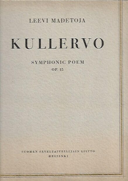 Kullervo - Symphonic poem op. 15