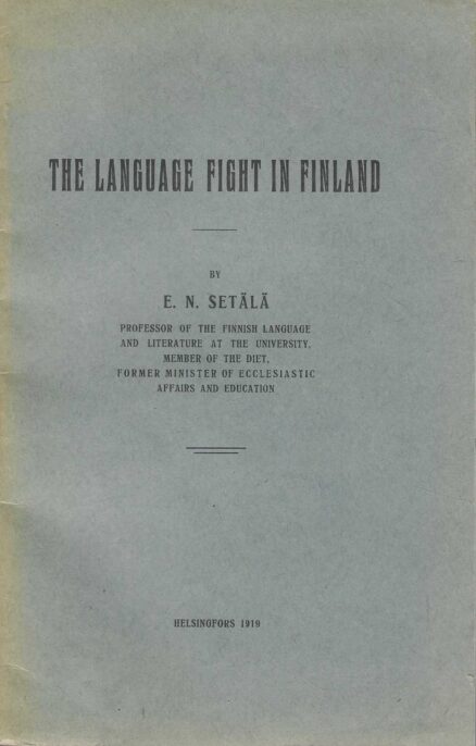 The Language Fight in Finland