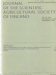 Journal of the Scientific Agricultural Society of Finland