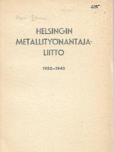 Helsingin Metallityönantajaliitto 1920-1940