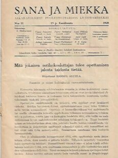 Sana ja Miekka 11/1928