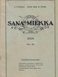Sana ja Miekka 16/1929