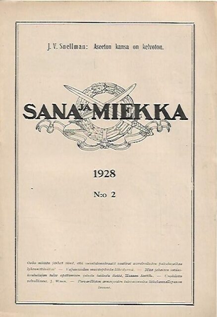 Sana ja Miekka 2/1928