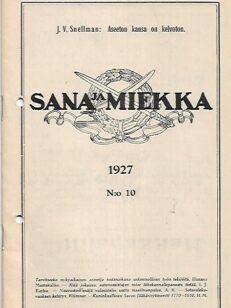 Sana ja Miekka 10/1927
