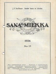 Sana ja Miekka 13/1926