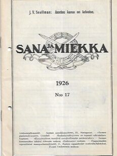 Sana ja Miekka 17/1926