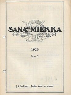 Sana ja Miekka 5/1926