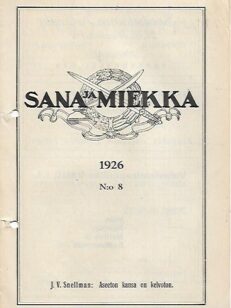 Sana ja Miekka 8/1926
