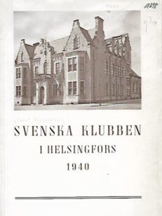 Svenska klubben i Helsingfors 1880-1940