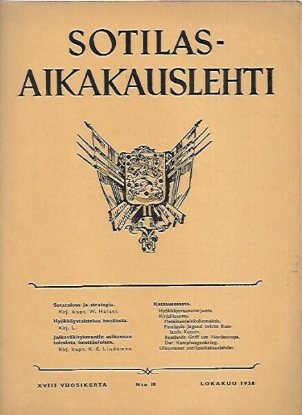Sotilasaikakauslehti 10/1938