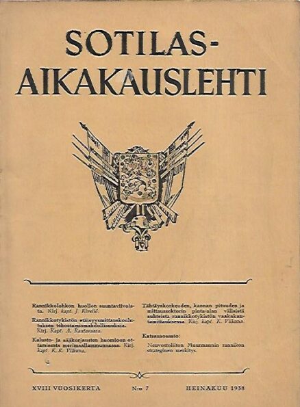 Sotilasaikakauslehti 7/1938