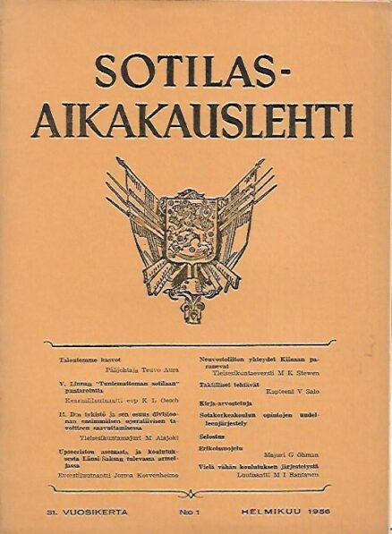 Sotilasaikakauslehti 1/1956