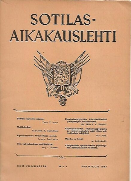 Sotilasaikakauslehti 1/1947