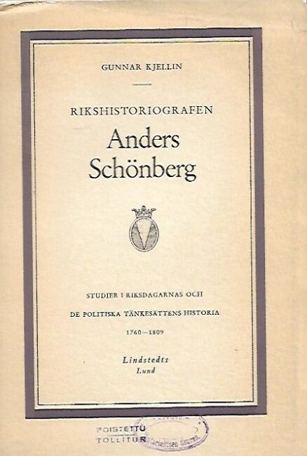 Rikshistoriografen Anders Schönberg